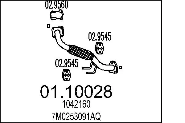 изпускателна тръба MTS                 