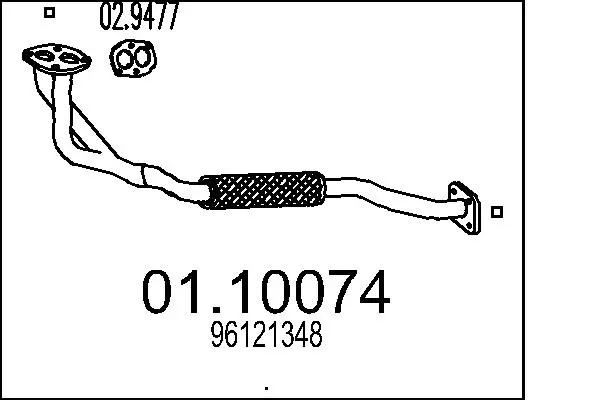 изпускателна тръба MTS                 