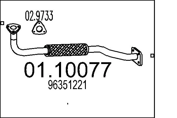изпускателна тръба MTS                 