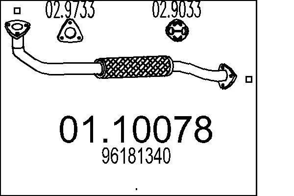 изпускателна тръба MTS                 