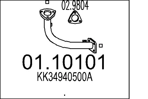 изпускателна тръба MTS                 