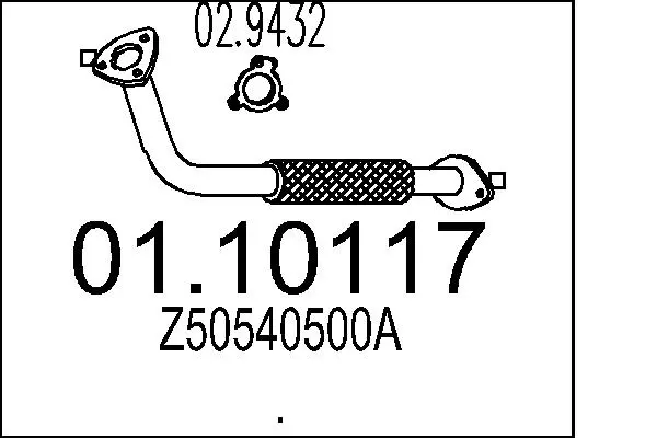 изпускателна тръба MTS                 