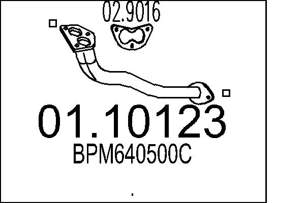 изпускателна тръба MTS                 