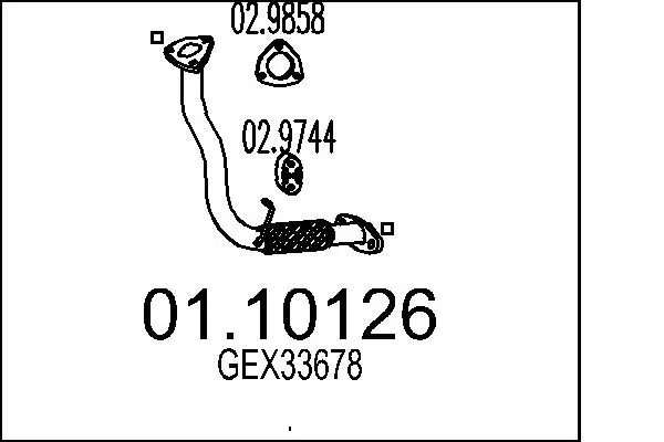 изпускателна тръба MTS                 