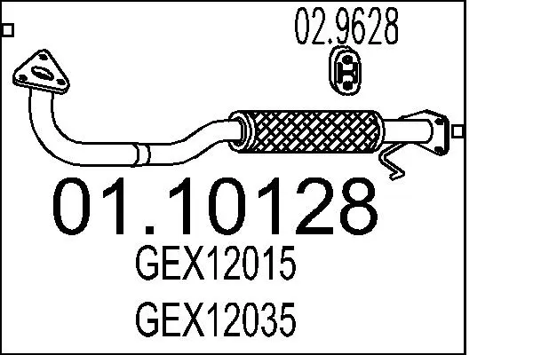 изпускателна тръба MTS                 