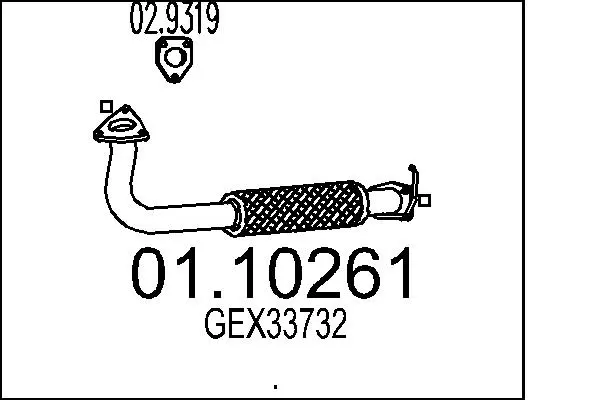 изпускателна тръба MTS                 