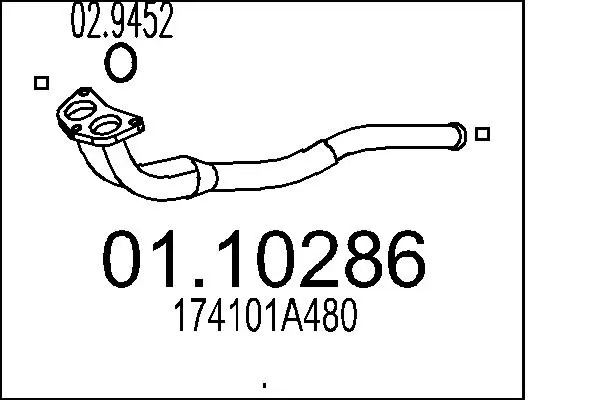 изпускателна тръба MTS                 