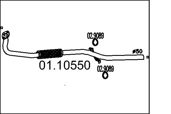 изпускателна тръба MTS                 