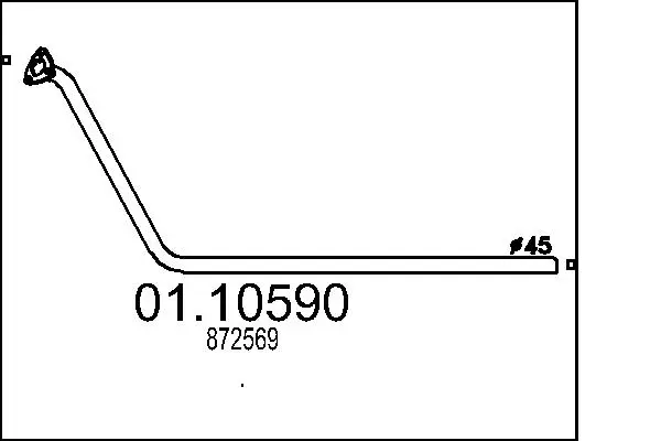 изпускателна тръба MTS                 
