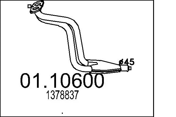 изпускателна тръба MTS                 