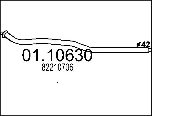 изпускателна тръба MTS                 