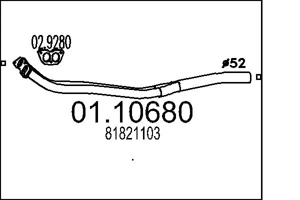 изпускателна тръба MTS                 