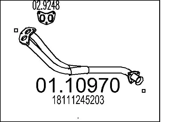изпускателна тръба MTS                 