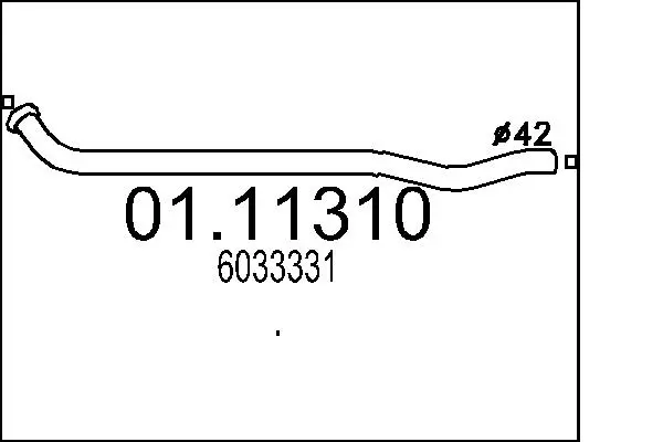 изпускателна тръба MTS                 