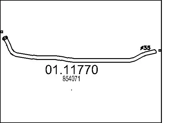 изпускателна тръба MTS                 