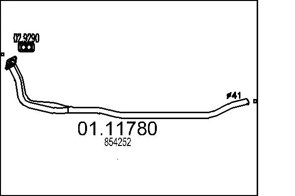 изпускателна тръба MTS                 