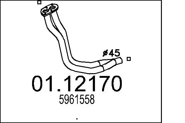 изпускателна тръба MTS                 