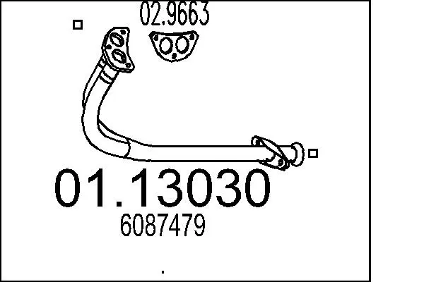 изпускателна тръба MTS                 