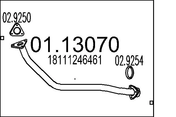 изпускателна тръба MTS                 