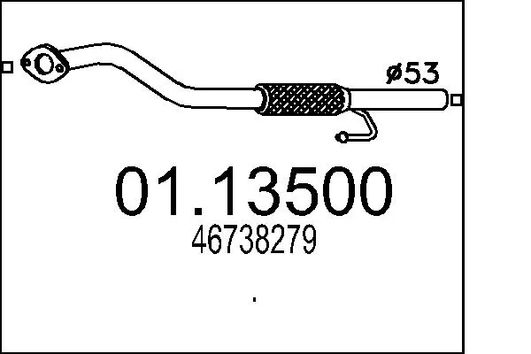 изпускателна тръба MTS                 