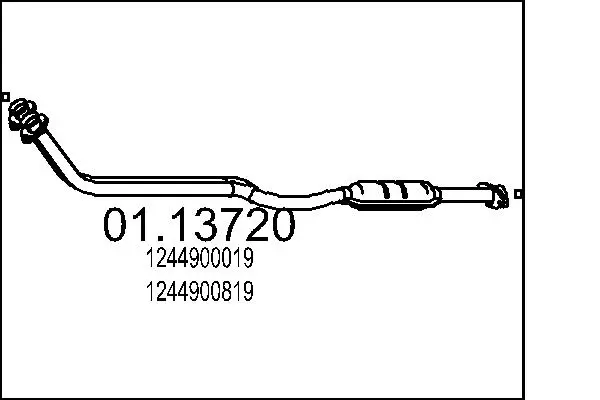 изпускателна тръба MTS                 