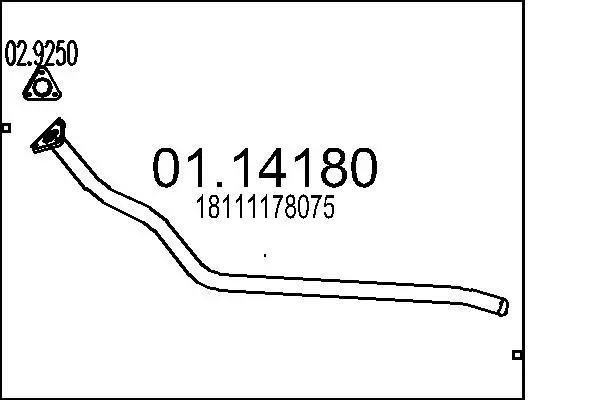 изпускателна тръба MTS                 