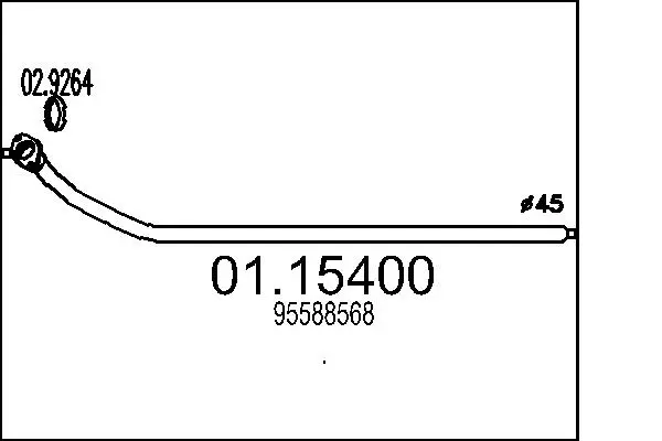 изпускателна тръба MTS                 