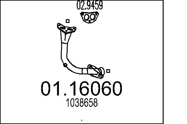 изпускателна тръба MTS                 