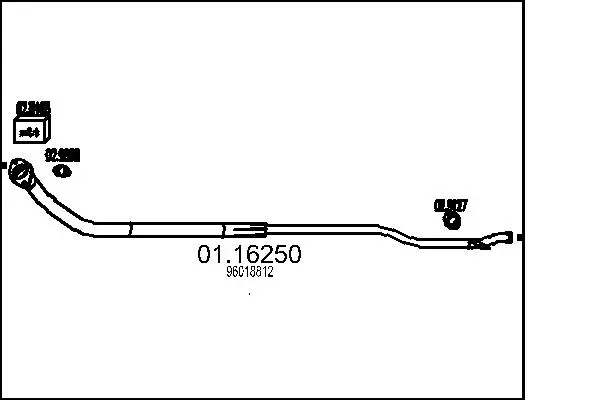 изпускателна тръба MTS                 