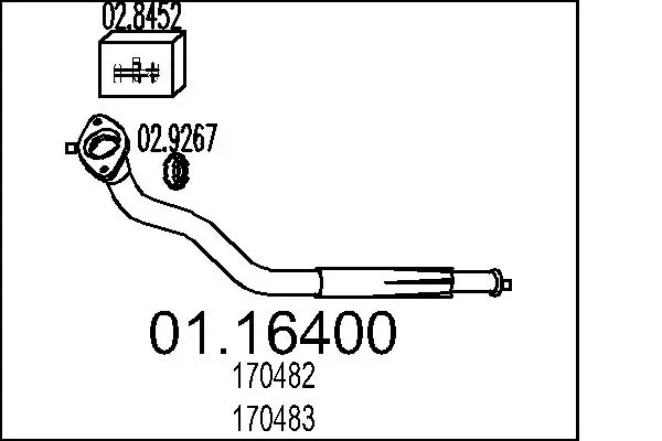 изпускателна тръба MTS                 