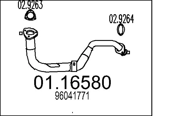 изпускателна тръба MTS                 