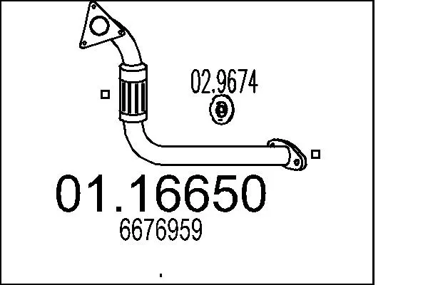 изпускателна тръба MTS                 