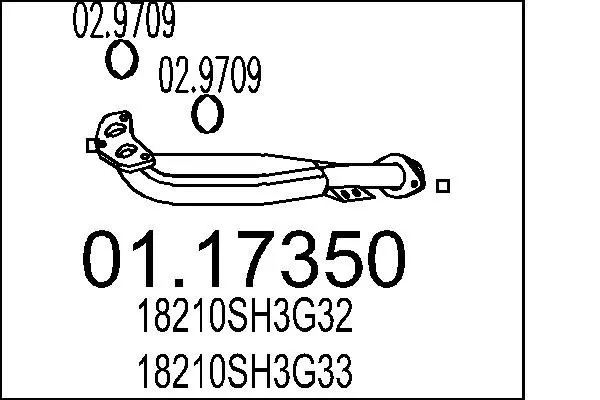 изпускателна тръба MTS                 