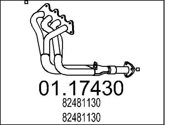 изпускателна тръба MTS                 