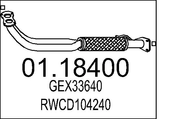 изпускателна тръба MTS                 