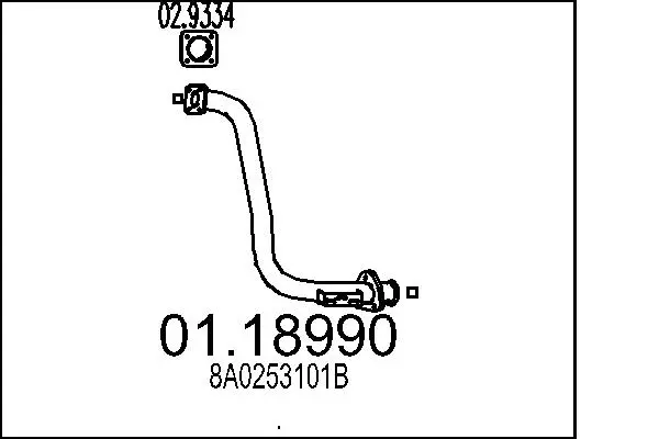 изпускателна тръба MTS                 