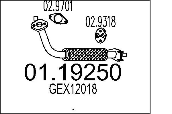 изпускателна тръба MTS                 