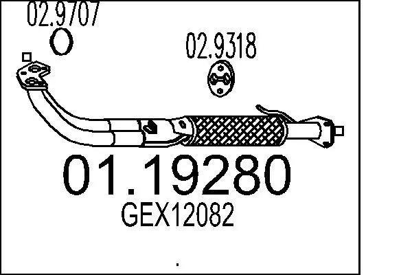 изпускателна тръба MTS                 