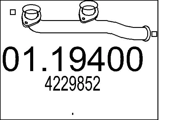изпускателна тръба MTS                 