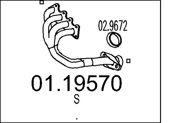 изпускателна тръба MTS                 