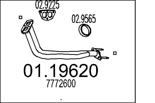 изпускателна тръба MTS                 