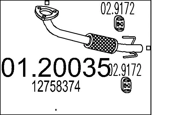 изпускателна тръба MTS                 