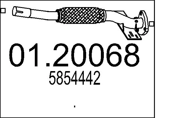 изпускателна тръба MTS                 