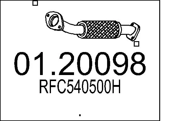 изпускателна тръба MTS                 