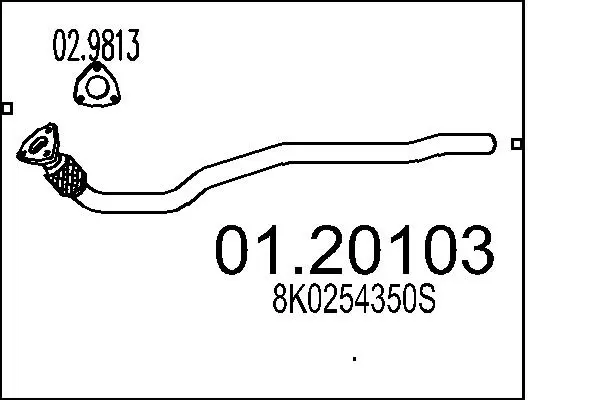 изпускателна тръба MTS                 
