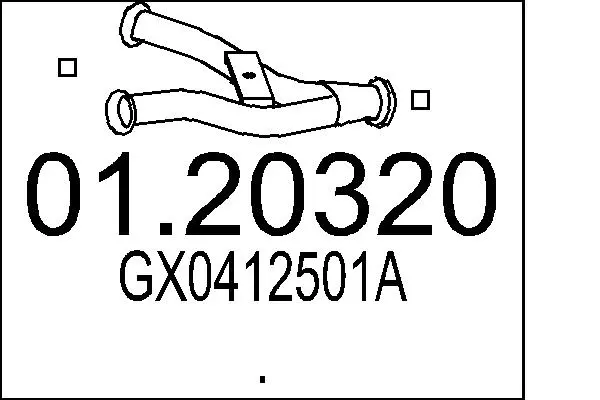 изпускателна тръба MTS                 