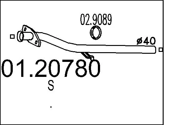 изпускателна тръба MTS                 