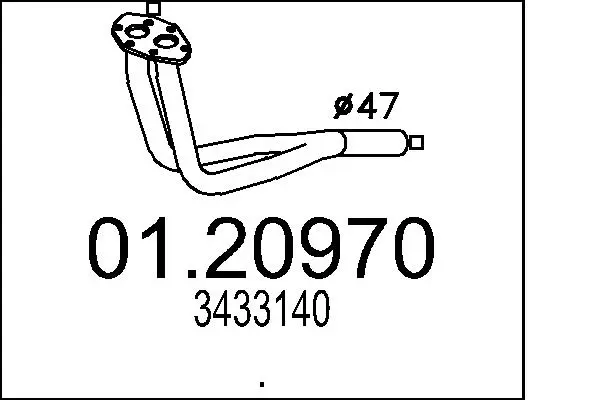 изпускателна тръба MTS                 