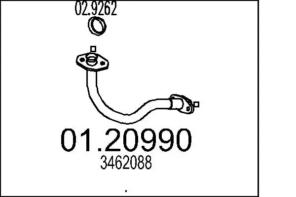 изпускателна тръба MTS                 