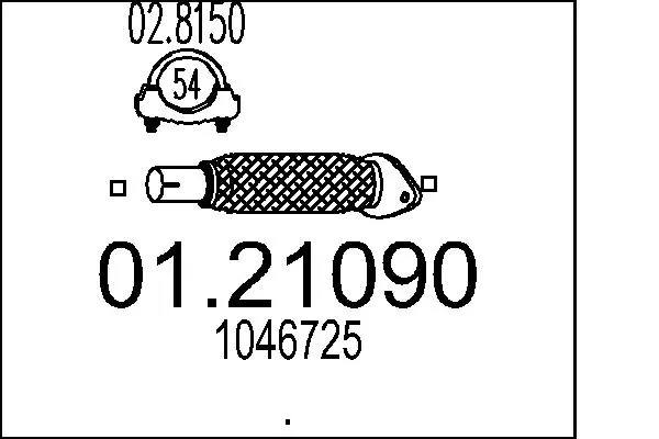 изпускателна тръба MTS                 